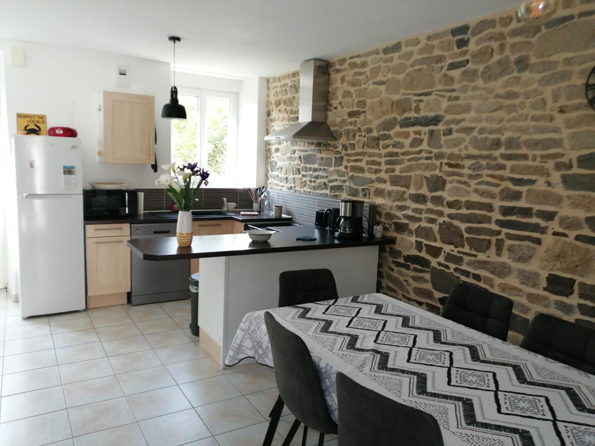 Maison Jullouville Au Calme Bagian luar foto